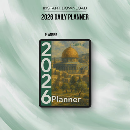 2026 Planner and calendar - Palestinian version